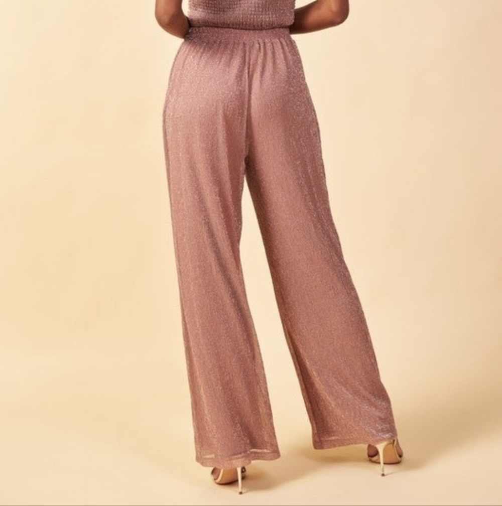 Skies Are Blue Pink Sparkle Pants NWT - Picture 3 of 3
